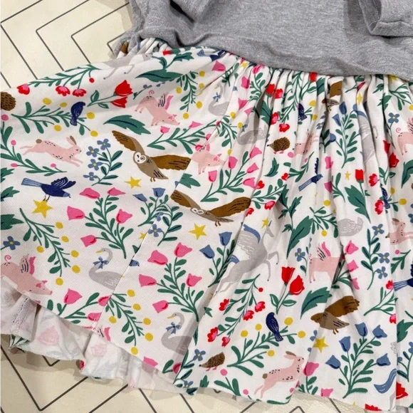 Mini Boden Multi Pattern Bunny Dress - Picture 13 of 13